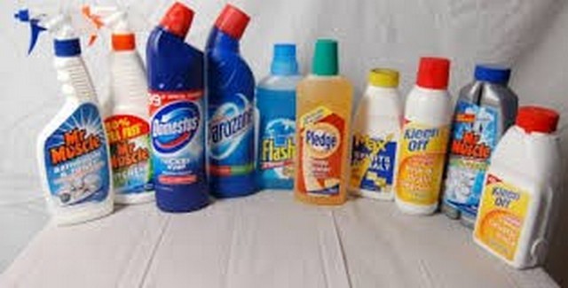 Rótulos para produtos de limpeza